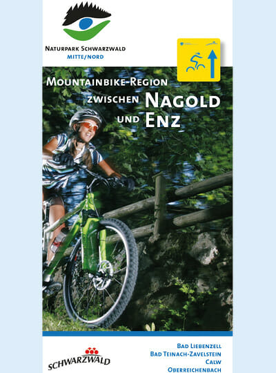 Mountainbike Flyer Radfahrerin